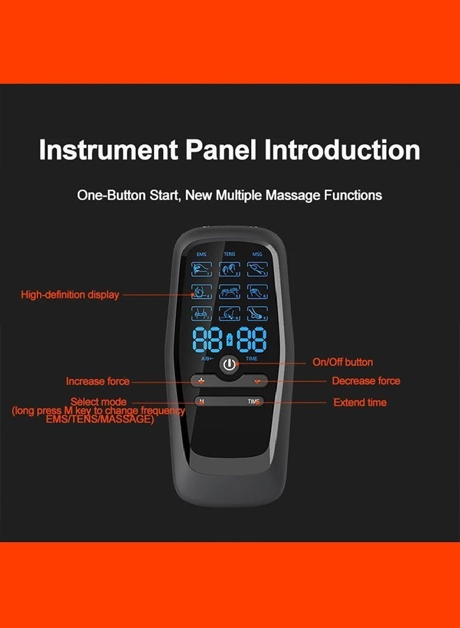 Bukela TENS Low Frequency Pulser Physiotherapy Device abs stimulator - EMS Muscle Stimulator + Back Pain Relief and Management (Includes Electrode Pads) - Image 5